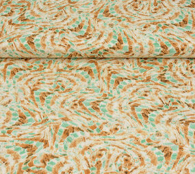 100% Viscose Xiporo Sand Green