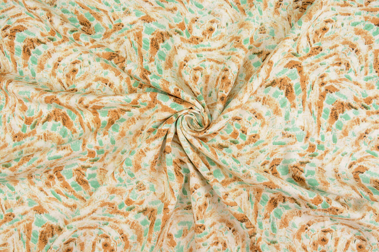 100% Viscose Xiporo Sand Green