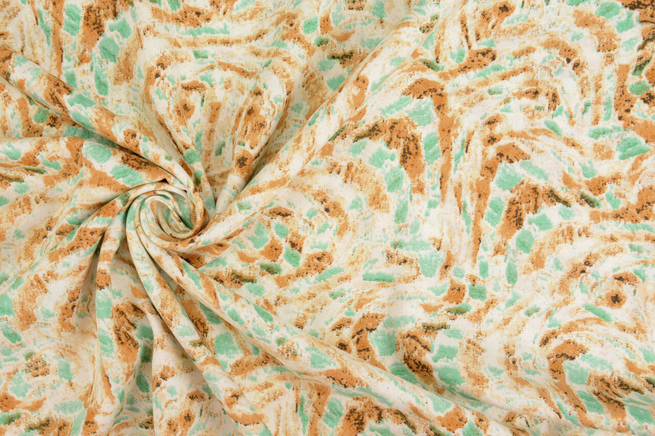 100% Viscose Xiporo Sand Green