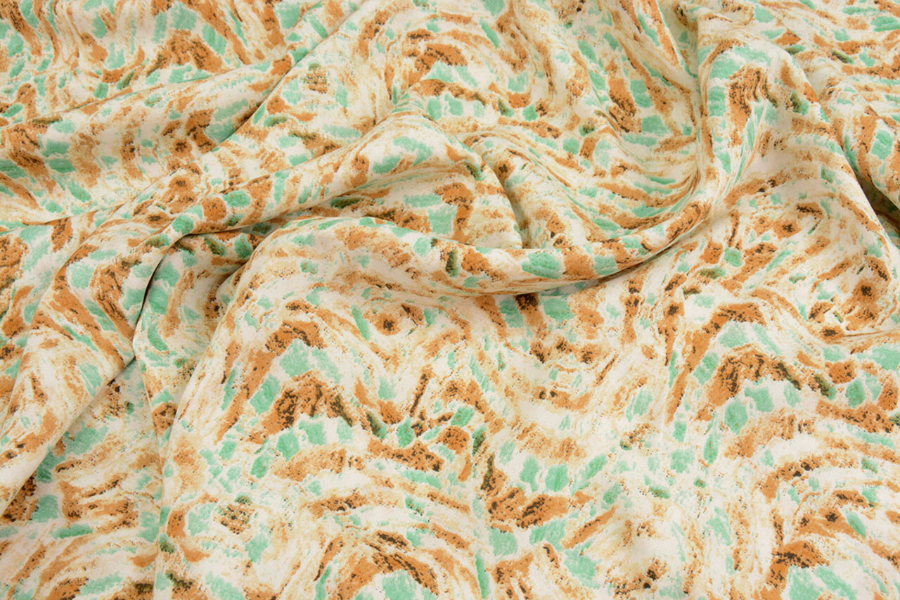 100% Viscose Xiporo Sand Green