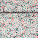 100% Viskose Xiporo Blau Rot 100% Viskose Xiporo Blau Rot