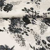 100% Viscose Yawasi Grijs Zwart 100% Viscose Yawasi Grijs Zwart