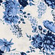 100% Viscose Yawasi Blauw