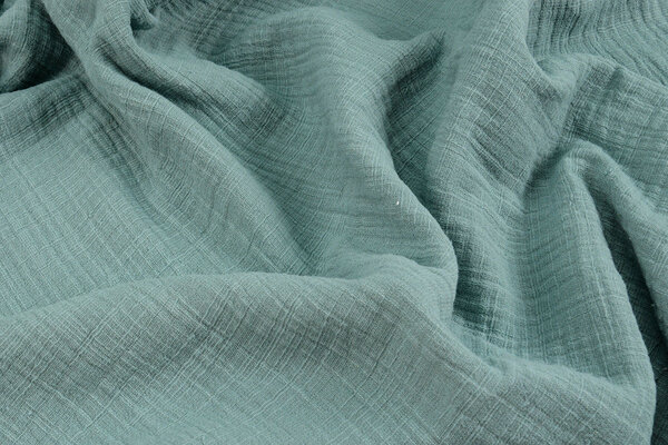 Oeko-Tex® Muselina Linnenstructuur Oscuro Verde Antiguo Oeko-Tex® Muselina Linnenstructuur Oscuro Verde Antiguo