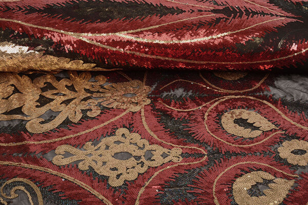 Pailletten auf Netz Mazwiro Pailletten auf Netz Mazwiro