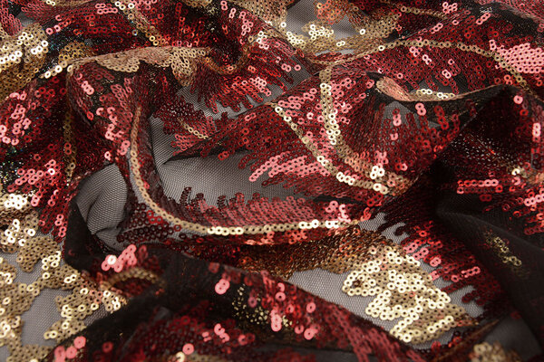 Sequins on Mesh Mazwiro