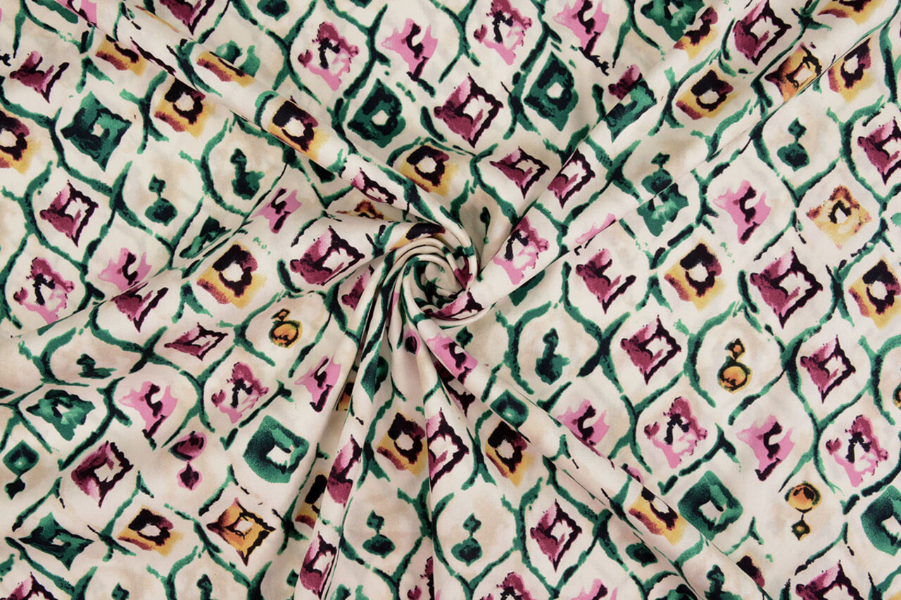 100 % Viscose Yimani Vert