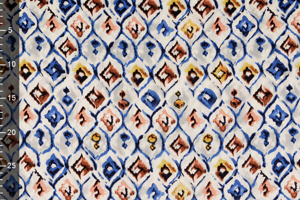 100% Viscose Yimani Blue