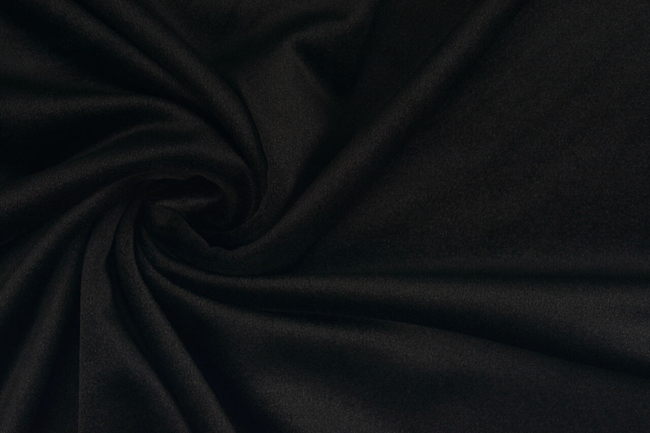 Oeko-Tex®  Samt Stretch Schwarz Oeko-Tex®  Samt Stretch Schwarz