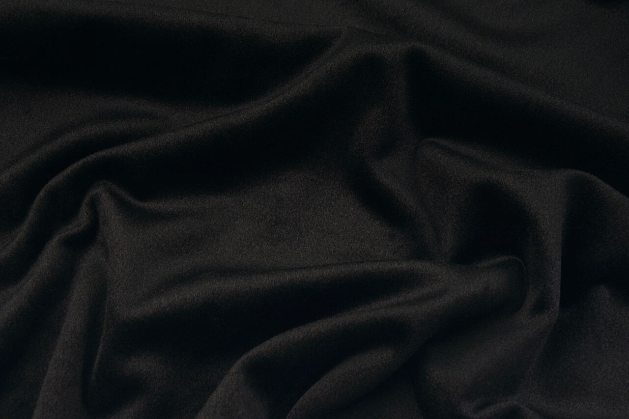 Oeko-Tex®  Samt Stretch Schwarz Oeko-Tex®  Samt Stretch Schwarz