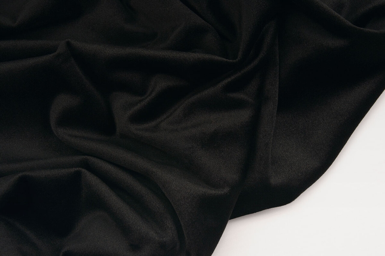 Oeko-Tex® Velours Stretch Noir Oeko-Tex® Velours Stretch Noir