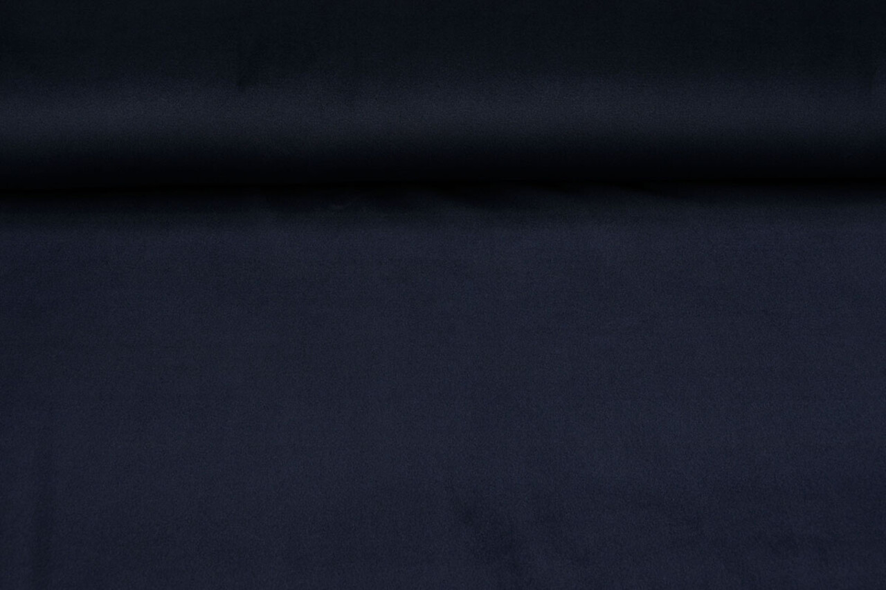 Oeko-Tex®  Velvet Stretch Navy Blue Oeko-Tex®  Velvet Stretch Navy Blue