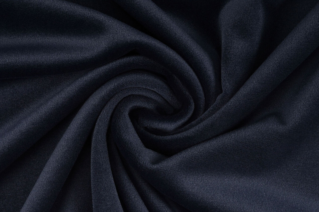 Oeko-Tex® Velours Stretch Bleu Marine Oeko-Tex® Velours Stretch Bleu Marine