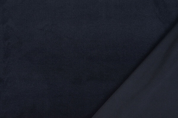 Oeko-Tex®  Velvet Stretch Navy Blue Oeko-Tex®  Velvet Stretch Navy Blue