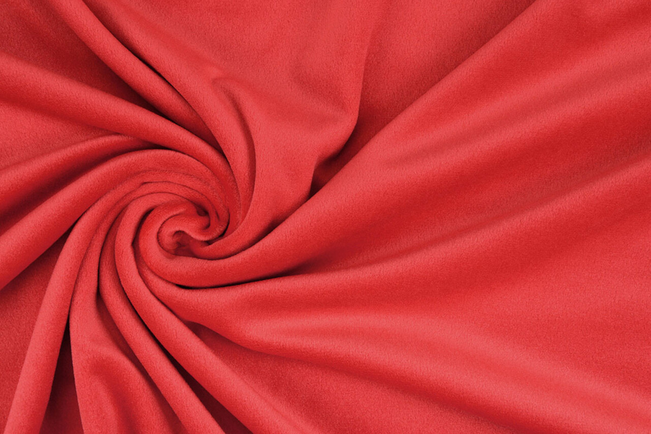 Oeko-Tex®  Samt Stretch Rot Oeko-Tex®  Samt Stretch Rot