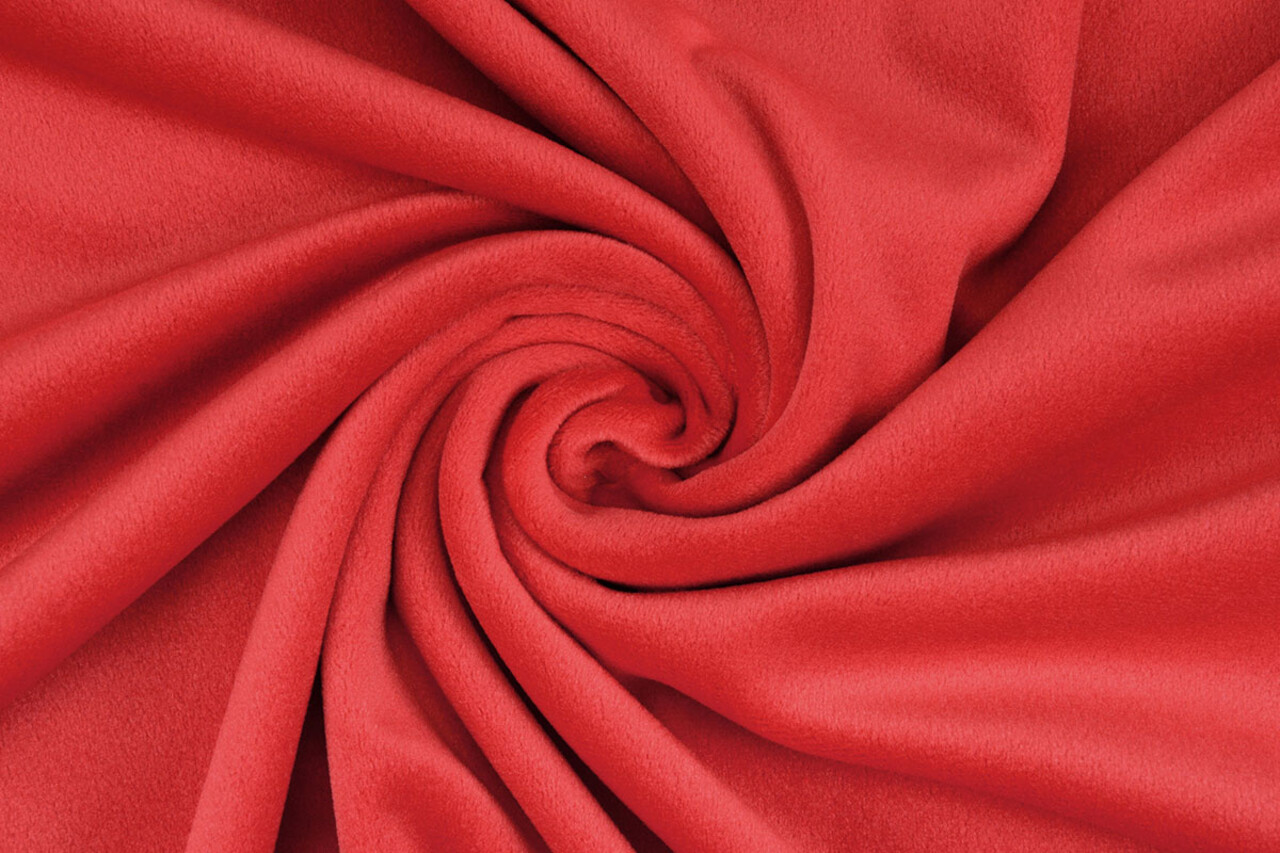 Oeko-Tex®  Samt Stretch Rot Oeko-Tex®  Samt Stretch Rot