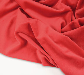 Oeko-Tex®  Velvet Stretch Red Oeko-Tex®  Velvet Stretch Red