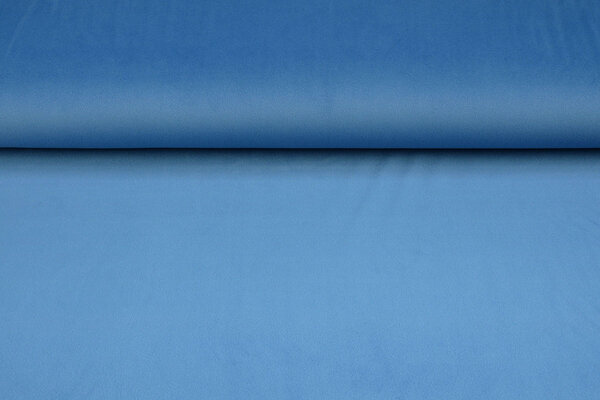 Oeko-Tex® Velours Stretch Bleu Oeko-Tex® Velours Stretch Bleu