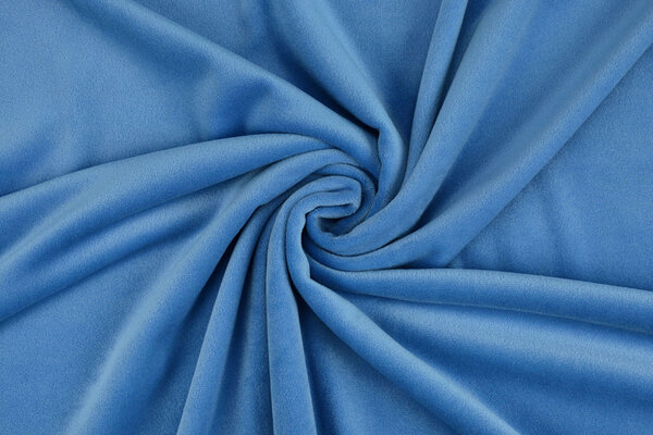 Oeko-Tex®  Samt Stretch Blau Oeko-Tex®  Samt Stretch Blau