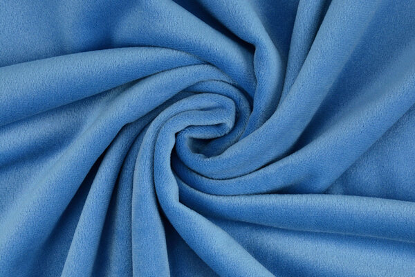 Oeko-Tex® Velours Stretch Bleu Oeko-Tex® Velours Stretch Bleu