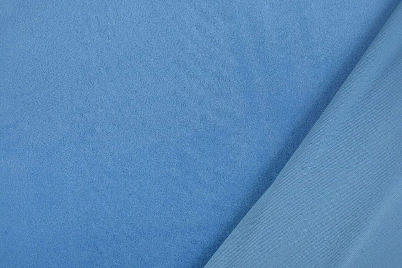 Oeko-Tex®  Velvet Stretch Blue Oeko-Tex®  Velvet Stretch Blue