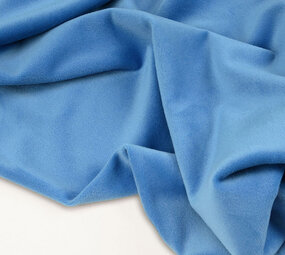 Oeko-Tex®  Velours Stretch Blauw Oeko-Tex®  Velours Stretch Blauw