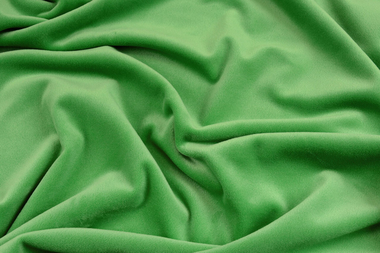 Oeko-Tex®  Velvet Stretch Applegreen Oeko-Tex®  Velvet Stretch Applegreen
