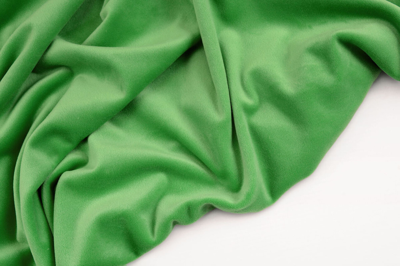 Oeko-Tex® Velluto Stretch Verde Mela Oeko-Tex® Velluto Stretch Verde Mela