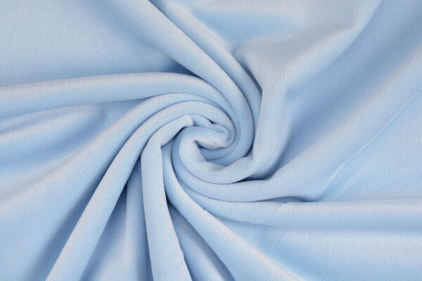 Oeko-Tex®  Velours Stretch Baby Blauw Oeko-Tex®  Velours Stretch Baby Blauw