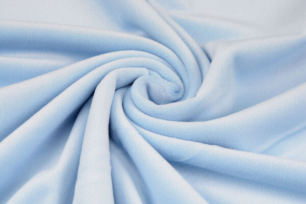 Oeko-Tex®  Velours Stretch Baby Blauw Oeko-Tex®  Velours Stretch Baby Blauw