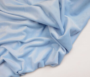 Oeko-Tex®  Velvet Stretch Baby Blue