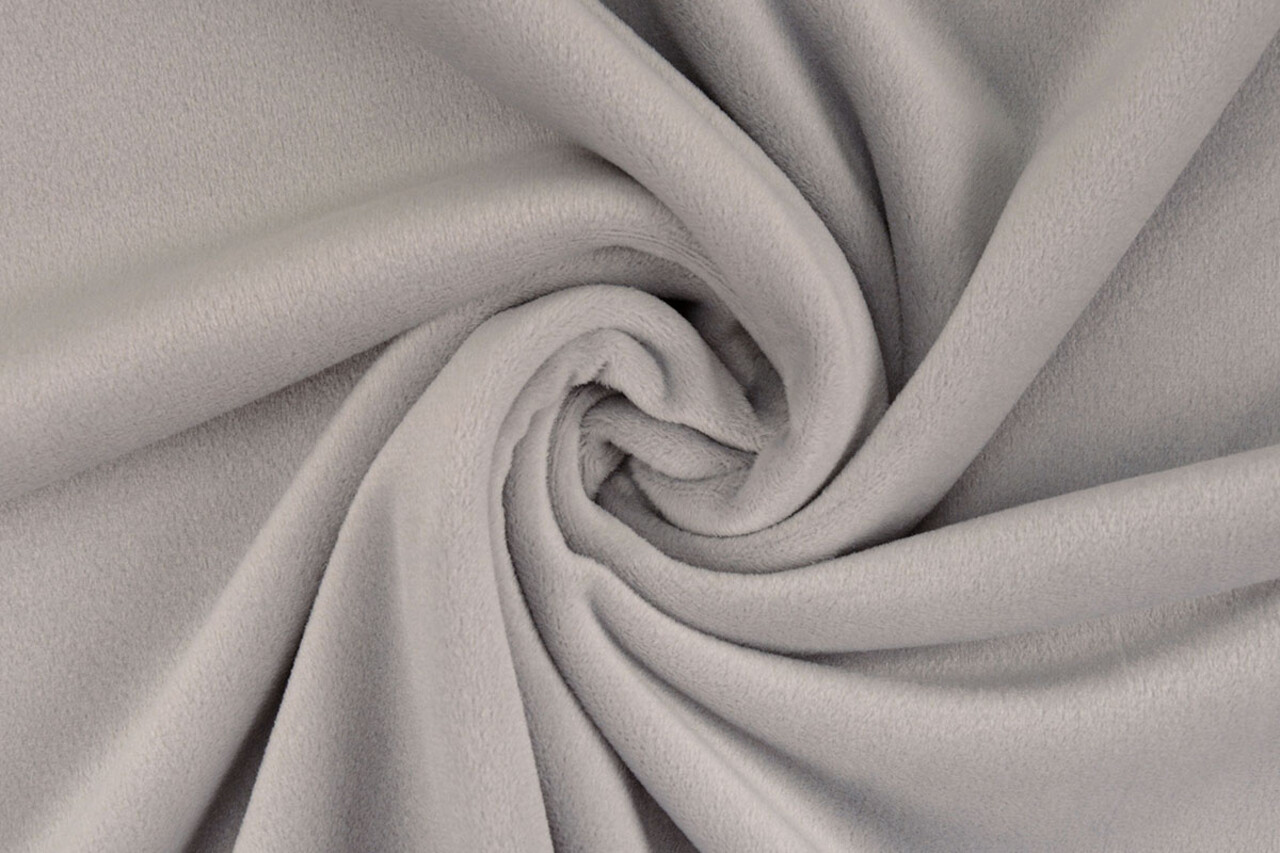 Oeko-Tex®  Velours Stretch Zilver Oeko-Tex®  Velours Stretch Zilver