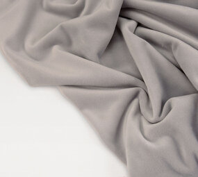 Oeko-Tex®  Velours Stretch Zilver Oeko-Tex®  Velours Stretch Zilver