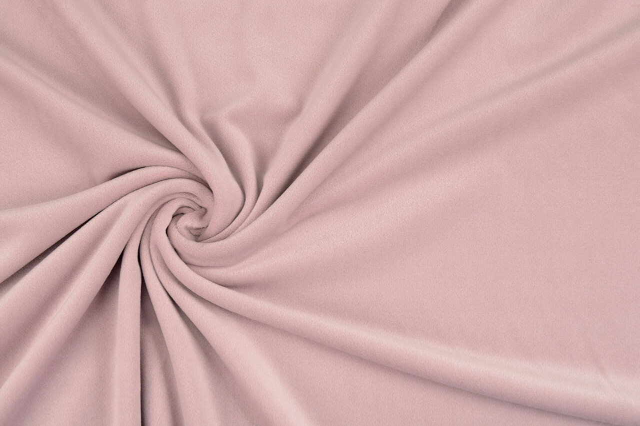 Oeko-Tex®  Velours Stretch Poeder Roze Oeko-Tex®  Velours Stretch Poeder Roze