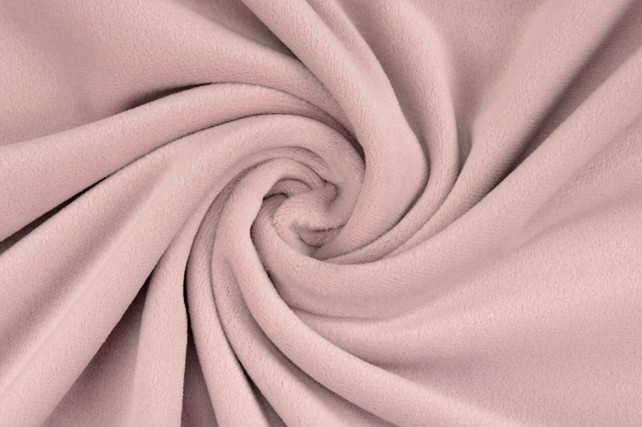 Oeko-Tex®  Velours Stretch Poeder Roze Oeko-Tex®  Velours Stretch Poeder Roze