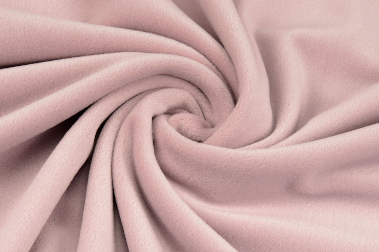 Oeko-Tex®  Velours Stretch Rose Poudré