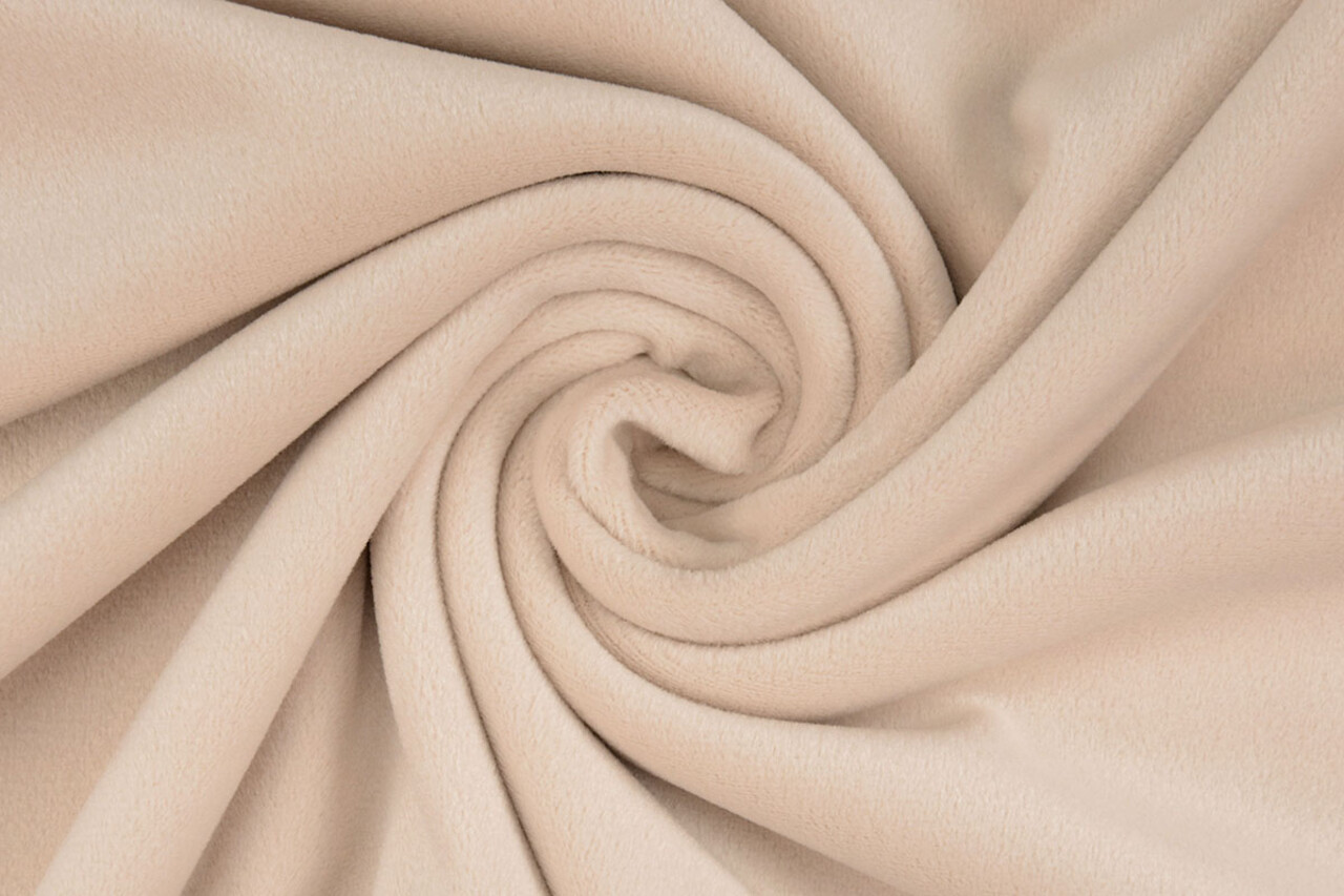 Oeko-Tex®  Samt Stretch Beige Oeko-Tex®  Samt Stretch Beige