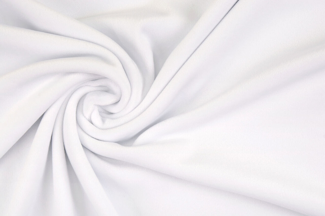 Oeko-Tex® Terciopelo Elástico Blanco Oeko-Tex® Terciopelo Elástico Blanco