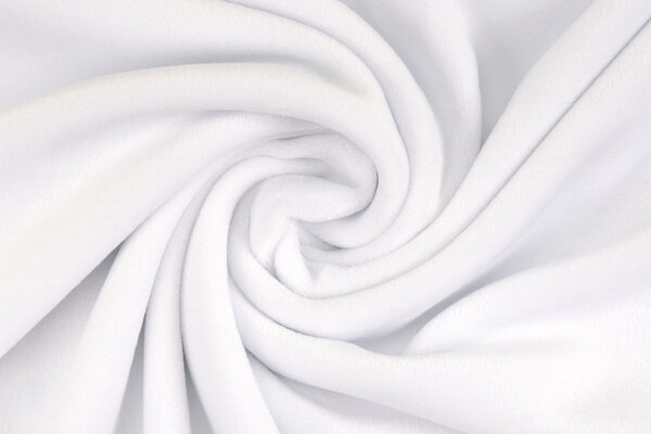 Oeko-Tex®  Samt Stretch Weiß Oeko-Tex®  Samt Stretch Weiß