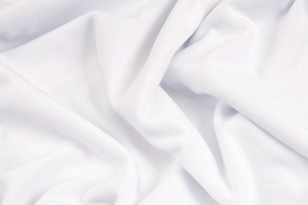 Oeko-Tex®  Samt Stretch Weiß Oeko-Tex®  Samt Stretch Weiß