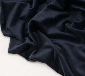 Oeko-Tex®  Samt Stretch Marineblau