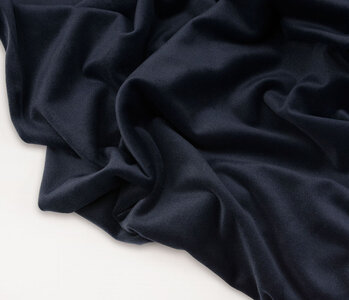 Oeko-Tex®  Velvet Stretch Navy Blue