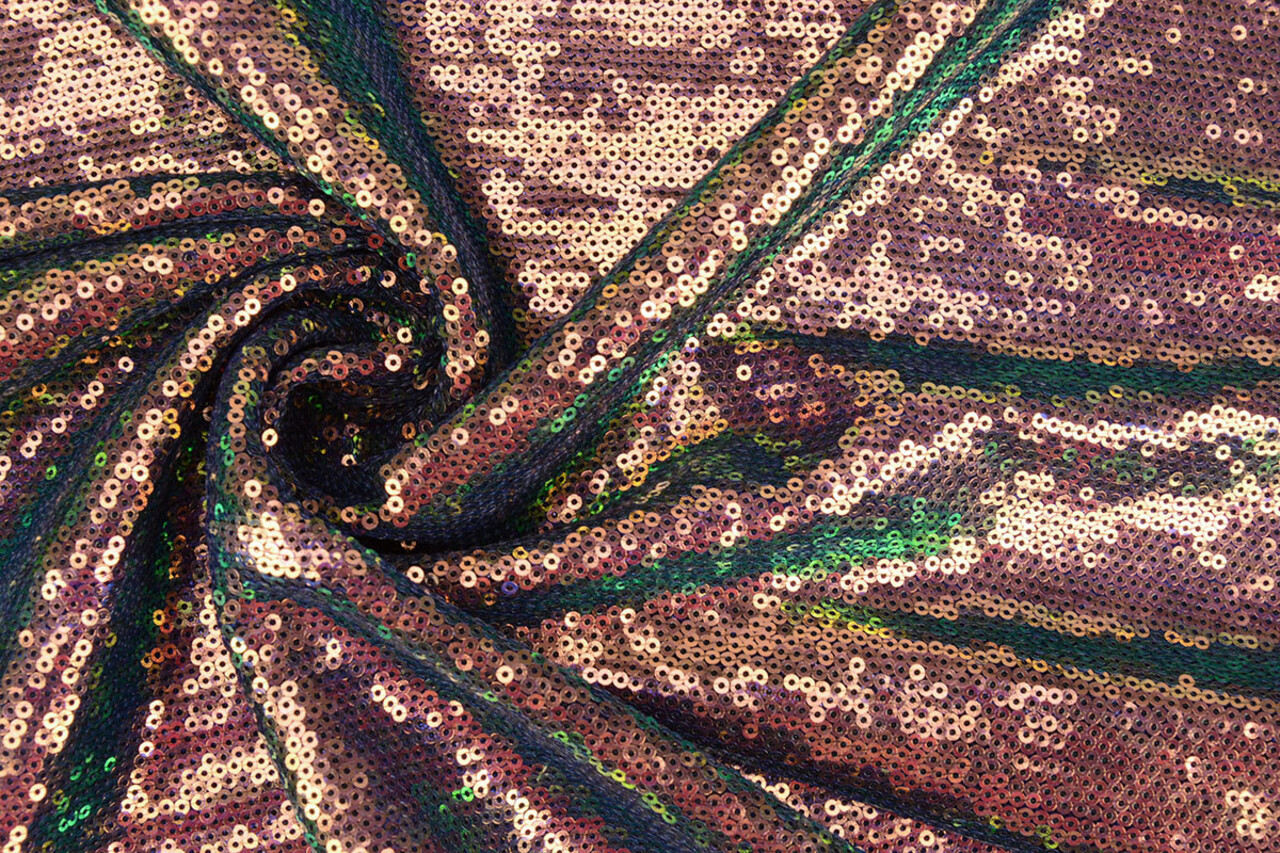 Netz Bestickt Pailletten Jolie Mermaidcolor 1