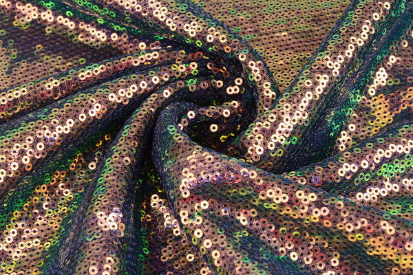 Mesh Geborduurd Pailletten Jolie Mermaidcolor 1