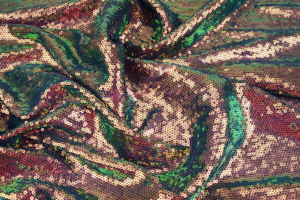 Mesh Embroidered  Sequins Jolie Mermaidcolor 1