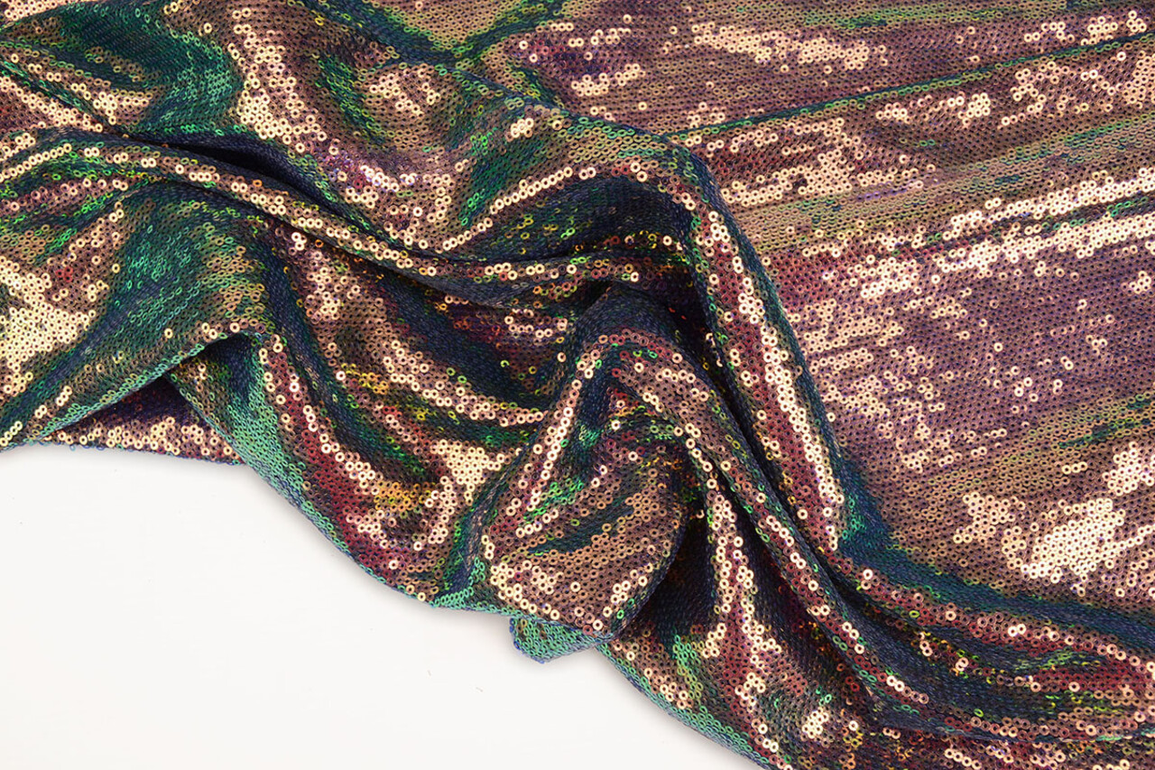 Mesh Embroidered  Sequins Jolie Mermaidcolor 1