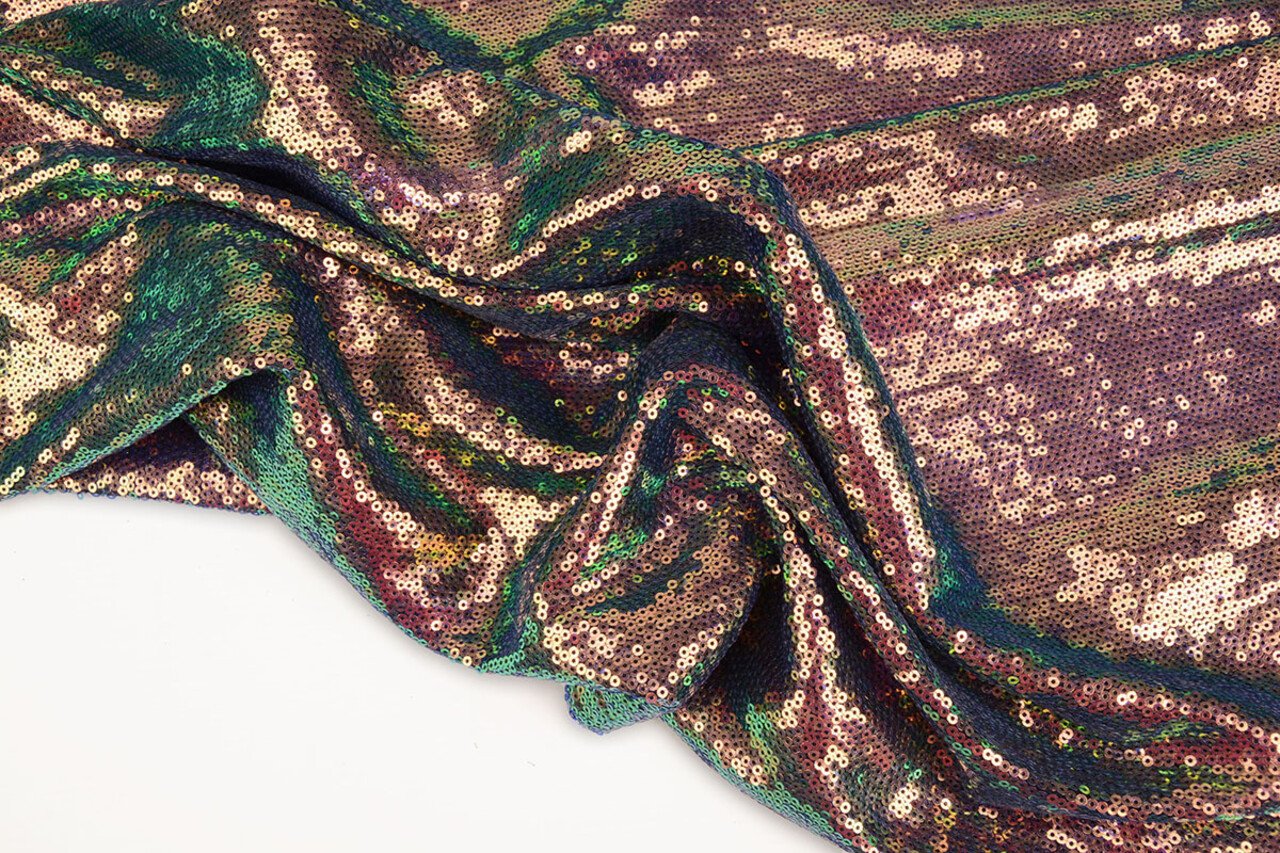 Netz Bestickt Pailletten Jolie Mermaidcolor 1