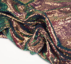 Mesh Embroidered  Sequins Jolie Mermaidcolor 1 Mesh Embroidered  Sequins Jolie Mermaidcolor 1