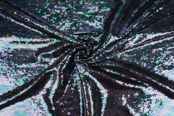 Mesh Geborduurd Pailletten Jolie Mermaidcolor 2 Mesh Geborduurd Pailletten Jolie Mermaidcolor 2