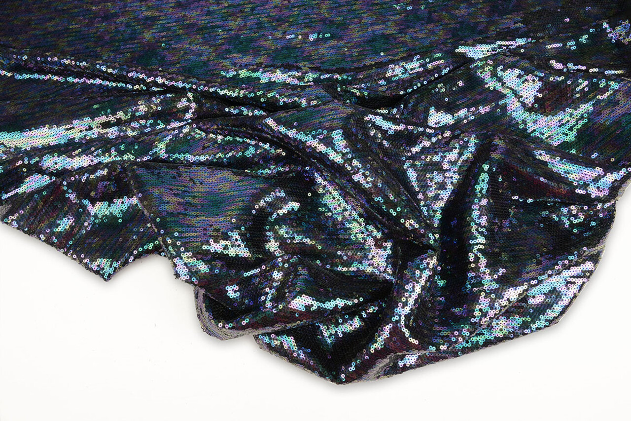 Mesh Geborduurd Pailletten Jolie Mermaidcolor 2 Mesh Geborduurd Pailletten Jolie Mermaidcolor 2